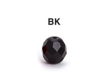 Glass Beads #BK, Black